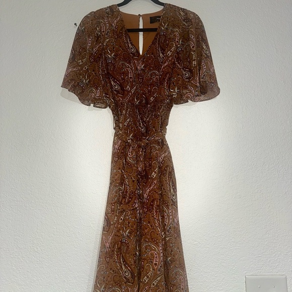 Code x Mode | V neck Paisley Dress size S - Picture 2 of 5